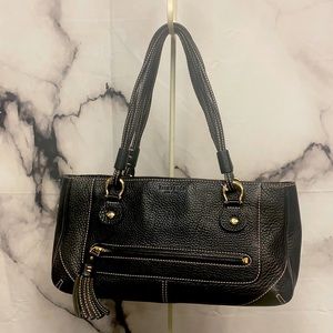 Kate Spade black leather handbag